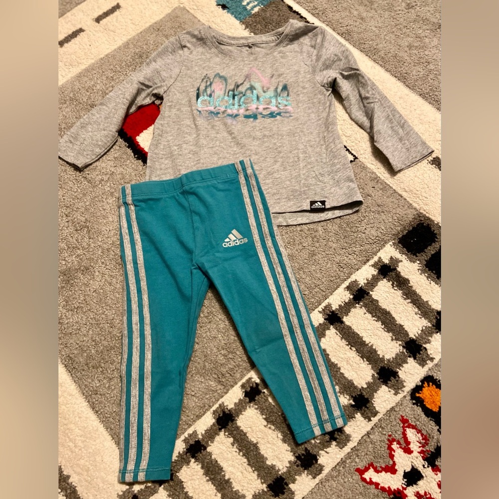 Adidas Swing Tee GFX Tight Set